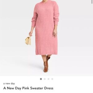 a new day Mauve Long Sleeve Dress